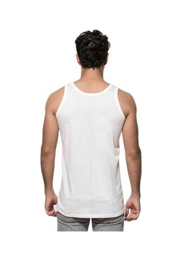 Özkan Erkek Yüzde Yüz Pamuklu Tekli Paket Penye Atlet Beyaz 0050