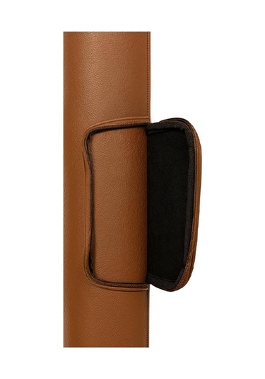 Yuga Suni Deri Proje Tüpü Cepli 10,5 Cm Taba