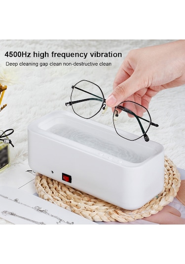 Konesam 5w Usb 45khz Ultrasonik Temizleyici - Kuyumculuk, Gözlük, Makyaj Fırçaları İçin Ev Ve Ofis Elektrikli Temizleyici