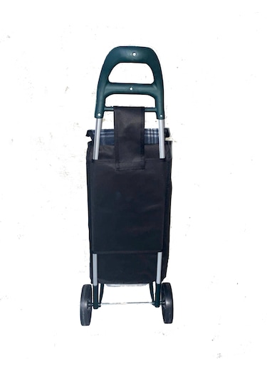 Tekerlekli Pazar Arabası Ve Çantası, Pazar Sepeti - Lacivert