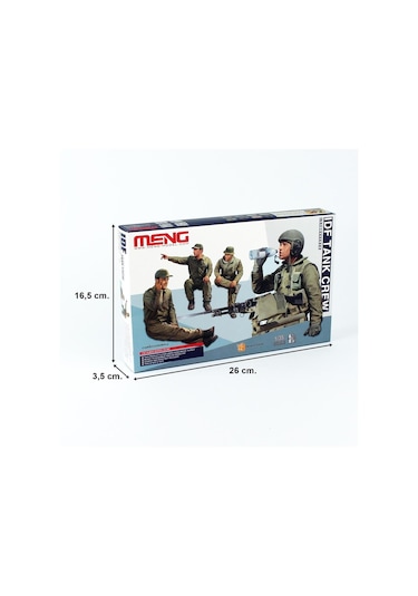 Meng Hs-002 1/35 Ölçek, Idf Tank Mürettebatı, 4 Adet, Plastik Figür Model Kiti-48701