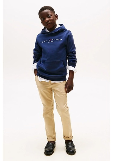 Unisex Çocuk Th Essential Hoodie Kapüşonlu Sweatshirt - Lacivert Twilight Navy