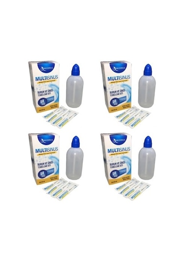 Multiplus Multi Sinüs Rinse Burun Ve Sinüs Temizleme Kiti 4'lü