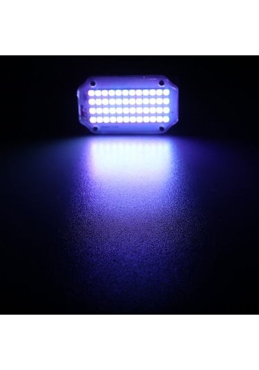 Reedark 48 Ledli Mini Stroboskop Işığı - Rgb Renkli, Kumandalı, Otomatik/ses Aktifli, Ktv/bar/parti İçin Alüminyum Kasa, Avrupa Şarjı Diğer