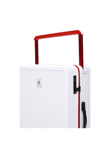 Elatae Vouge Exclusive Kabin Boy Ultra Strong Valiz Beyaz V10737 Beyaz