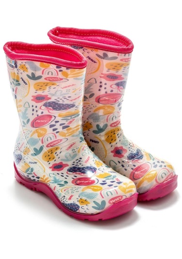 Twigy Nn0607 Yağmur Pembe Çocuk Çizme Pembe