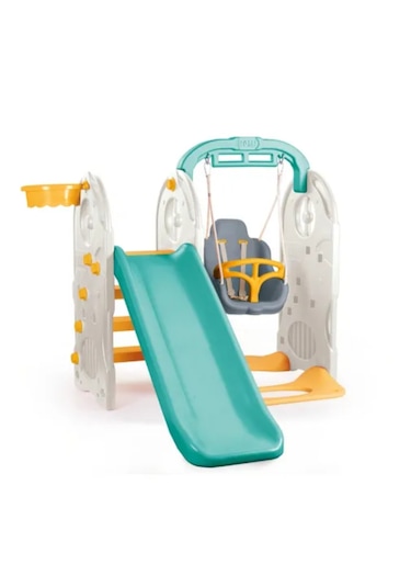 Dolu 4 In 1 Oyun Parkı Beyaz - Turkuaz