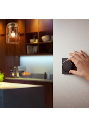 Philips Hue Tap Dial Switch Döner Anahtar, Siyah, Hue Uygulaması