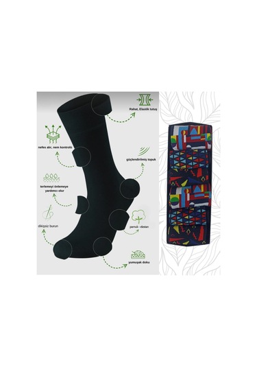 Garanti Çorap Eğlenceli Desenli Unisex Soket 6 Lı 6a Çok Renkli