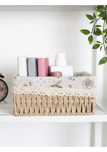 Logovo Bobrov Örgü Saklama Sepeti 144479258 Açık Bej