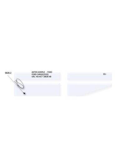 Anten Komple Ford  2520 Kct 18828 Ab 1 Ad