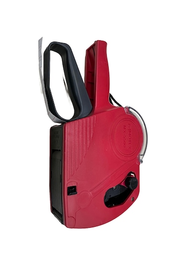 Motex Mx-5500 Etiket Makinesi Fiyatlandırma Etiket Tabancası Yeni Sürüm 8 Hane Kırmızı