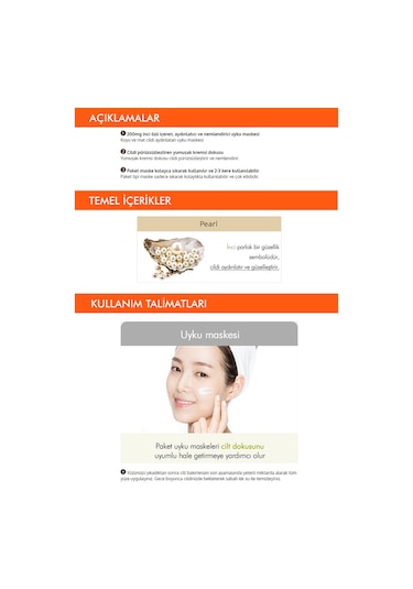 Missha Pure Source Pocket Pack Aydınlatıcı&Nemlendirici İnci Özlü Uyku Maskesi 10 ML (Pearl)