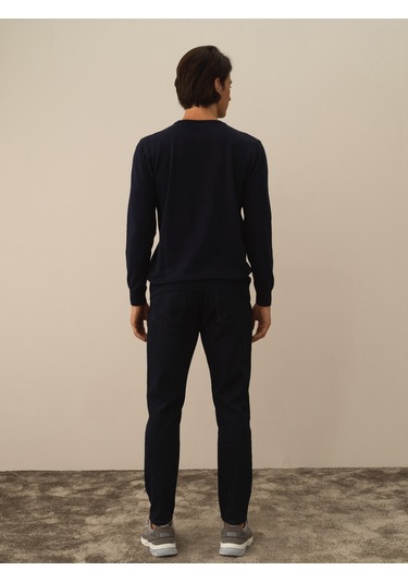 Xint Pamuklu Bisiklet Yaka Regular Fit Basic Kazak 24ke00801738-05 Lacivert Xint Pamuklu Bisiklet Yaka Regular Fit Basic Kazak 24ke00801738-05 Lacivert