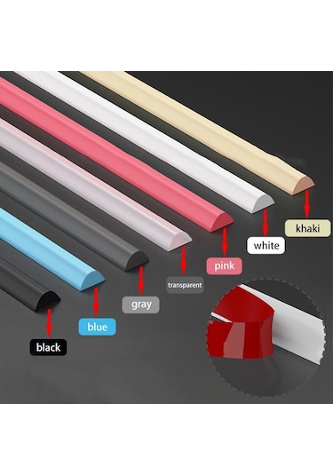Gri Duş Bariyeri Su Bariyeri 50/100/200cm Kendinden Yapışkanlı 200cm Gri