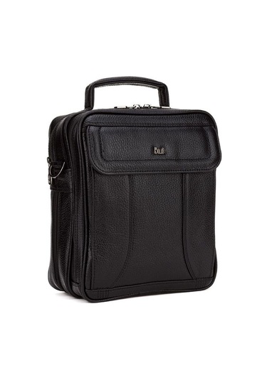 Bilik Deri Siyah Rölax Deri Unisex Postacı Çantası 550-15 001