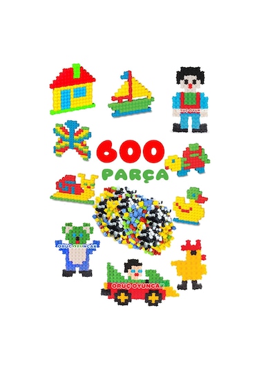 Tiktak Bloklar 500 Parça 6 Renk Eğitici Ve Çıt Çıt Oyuncak