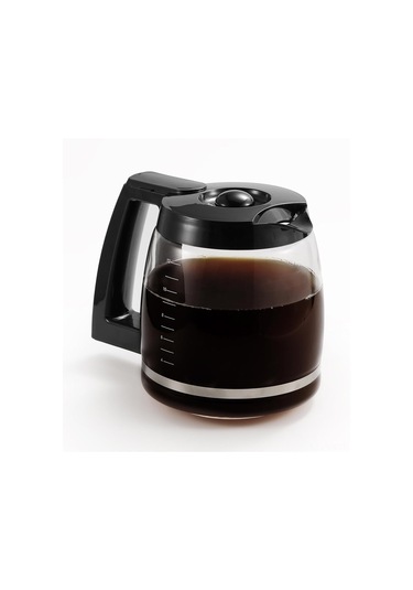 Vkemall Islak Kahve Makinesi İçin Isıya Dayanıklı Cam Değiştirme Kavanozu 12 Bardak, Dcc-1100bk/dcc-1200prc/dcc-2650/dgb500bk Uyumlu Siyah