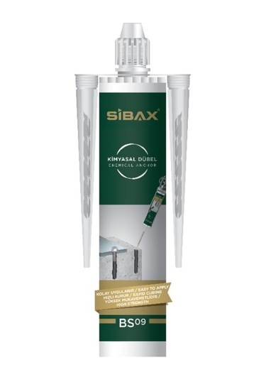 Sibax Bs09 Kimyasal Dübel 300 Ml Siyah