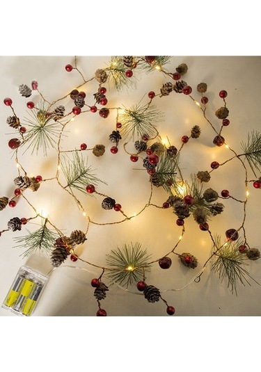 Maoyaya Noel Işık Zinciri, 2m 20 Led, Pil İle Çalışan Dekoratif Aydınlatma Diğer