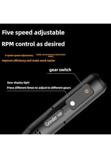 Maiyame 110-220v Çift Güçlü El Tipi Mini Elektrikli Taşlama Makinesi: Delme, Oymak, Kesme, Parlatma - 147 Parça Aksesuar Seti