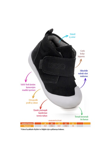 Winnie İlk Adım Cırtlı Kız Bebek Günlük Bot Ayakkabı Fuşya