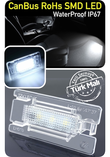 Bmw 5 Serisi E39 E60 E61 F10 F11 G30 G31 Canbus Led Araç Içi Ayak Altı Bölmesi Aydınlatma Ledi Lambası