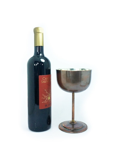 Shark Anatolia Vino Antik Bakır Kadeh
