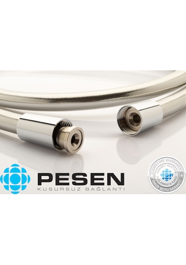 Euro 1/2K-1/2K 175 Cm Duş Hortumu - Krom