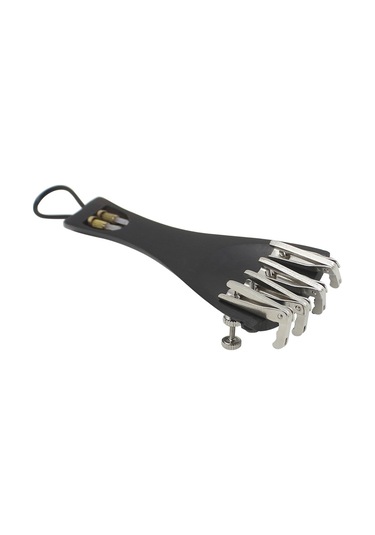 Hfambition Keman İçin 4/3-4/4 Uyumlu Ebony Tel Takımı: Telli Tahta + Nilon Kordon + 4 Adet Metal Akor Regülatörü