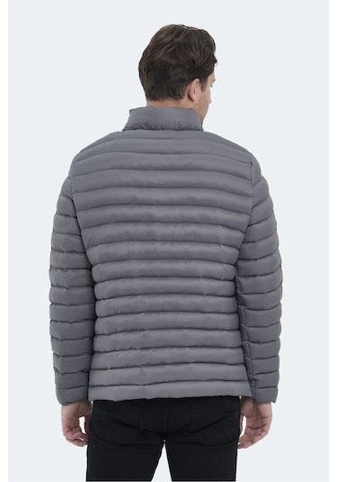 Slazenger Hayden In Erkek Şişme Koyu Gri Mont & Kaban Koyu Gri