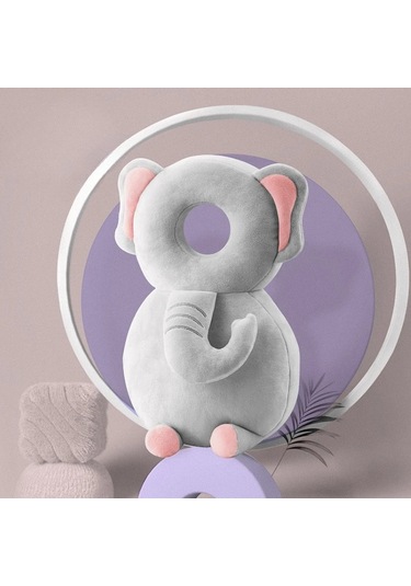 Premium Bebek Düşme Önleyici Kafa Yastığı: Güvenli Yürüyüş İçin No.03 Ekru