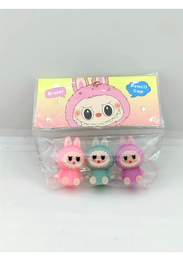 Abc Labubu Silgi 3 Lü