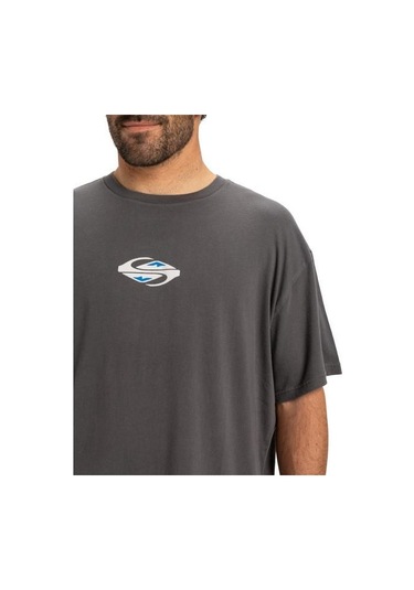 Quiksilver Eqyzt08021-krp0 Gh Qs Global Heat Ss Erkek Spor Tişört Gri