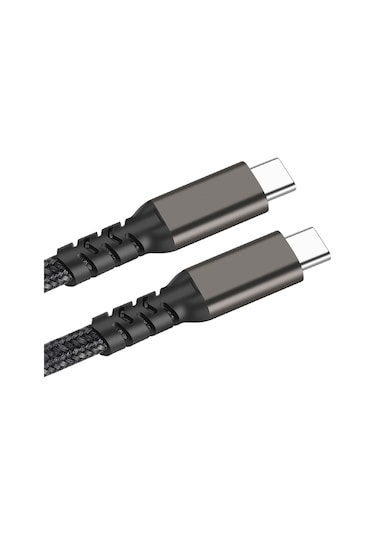 Ardemix Siyah 2.jenerasyon Type-c To Type-c Usb3.2 Pd Data Kablosu 100w 20gbps 4k 60hz 1 Metre-