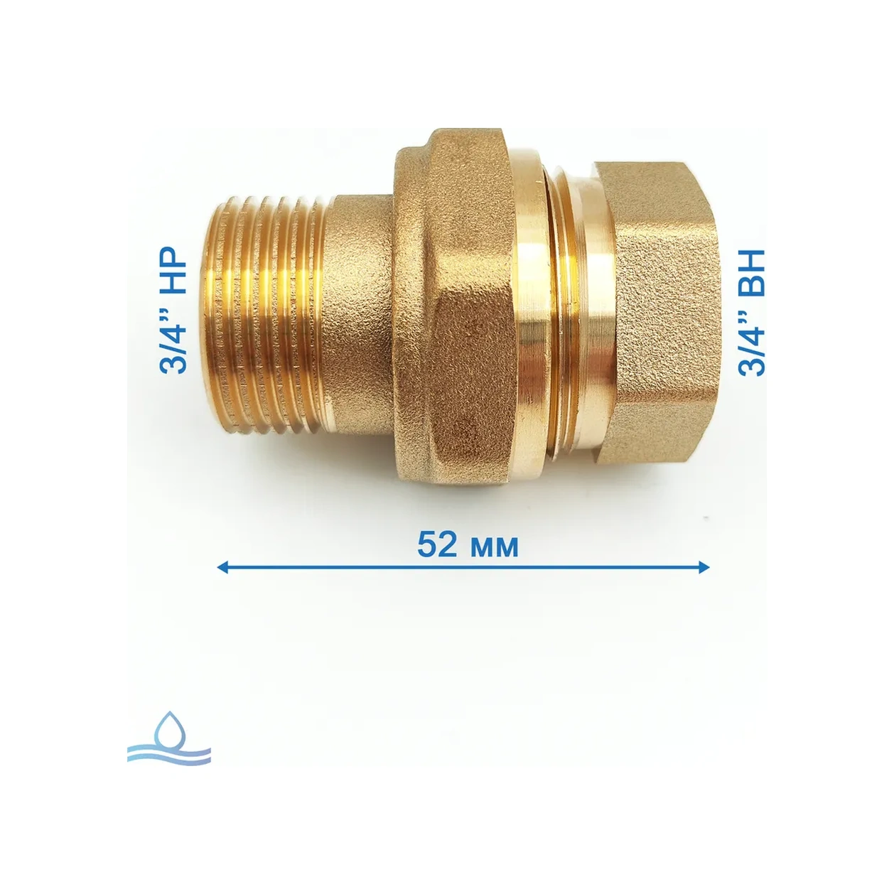 Santehvill' Bağlantı Parçası Amerikan 3/4vnx3/4nh Düz, Ayrıştırılabilir - 2 Adet 308055448