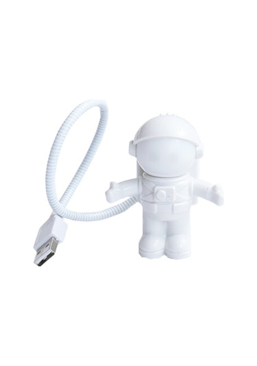 Geeksen Uzaylı Figürlü Usb Led Gece Lambası - Ev Kullanımı İçin Konforlu Ve Pratik Beyaz Model Beyaz