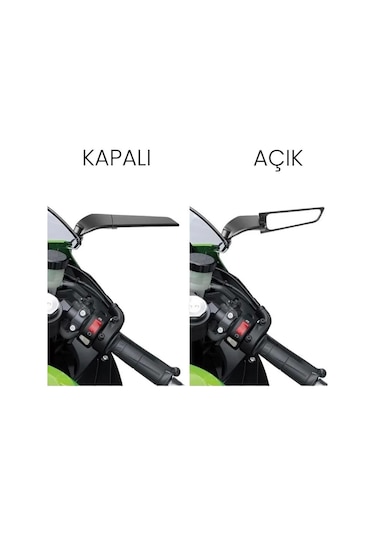 Max Protaper Universal Katlanır Motosiklet Aynası