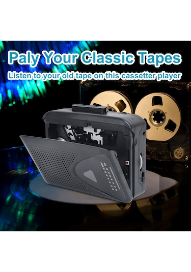 Kaset Çalar Walkman Kaset Çalar Taşınabilir Retro Hoparlör Çoklu Güç Kaynağı Yöntemleri Am/fm Radyo Fonksiyonu Yüksek Kaliteli Ses Müzik Severler İçin Mükemmel Arkadaş