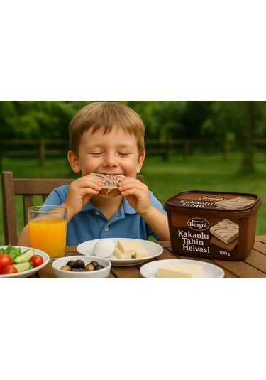 Bingöl Kakaolu Tahin Helvası 320 G X 8 Ekonomik Toptan Paket