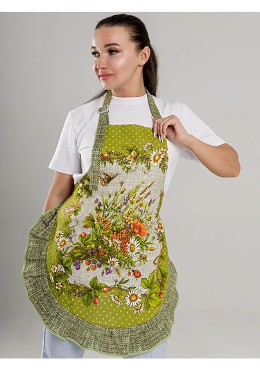 Kuhna V Gorosek Kadın Mutfak Önlüğü 241275091 Yeşil