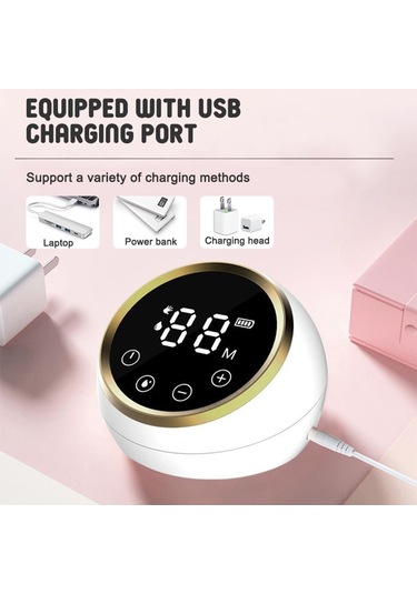 Reedark Elektrikli Çift Göğüs Pompası - 3 Modlu, 9 Seviyeli, Sessiz, Geri Akış Önleyici, Led Ekranlı