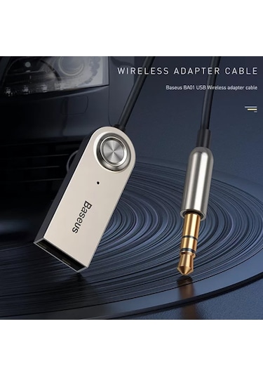 Baseus Ba01 Usb Wireless Bluetooth Araç Vs Kiti Aux