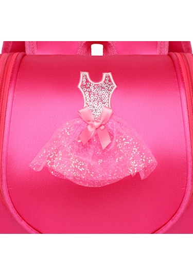 Suntek Bale Çantası Sırt Dans Kız Için Jimnastik Dansı Doğum Günü Kırmızı