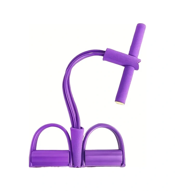 Meridiangoods Mor Direnç Lastiği Tüm Vücut Antrenmanı Karın Fitness Ve Esneklik Geliştirici Mor