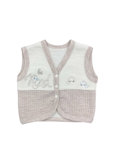 Gaye Bebe Bebek Yeleği 4482 Gri
