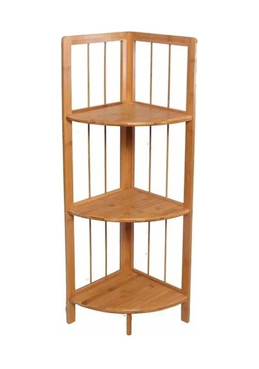 Rossel Premium Bambu Köşeli Raf