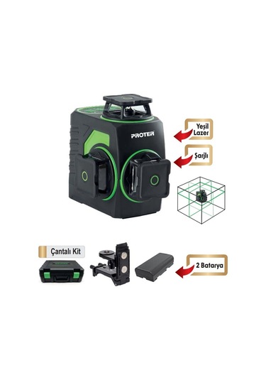 Proter Pl 360 Ls Lazer 3x360 Şakül Yeşil Işıklı