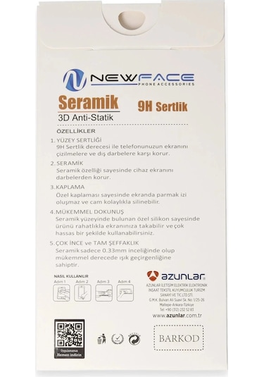 Xiaomi Redmi 9 3d Antistatik Mat Seramik Nano Ekran Koruyucu