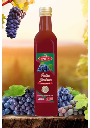 Nahita Üzüm Sirkesi % 100 Doğal Katkısız 500 ML